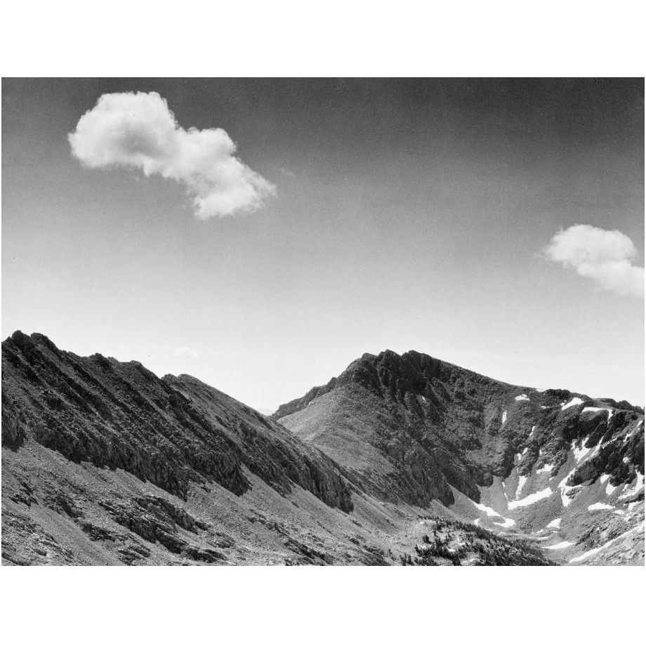 Coloseum Mountain, Kings River Canyon, proposed as a national park, California, 1936-Paper Art-24&quotx19"