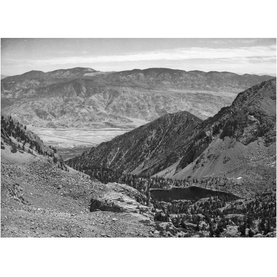 Owens Valley from Sawmill Pass, Kings River Canyon, proposed as a national park, California, 1936-Paper Art-24&quotx18"