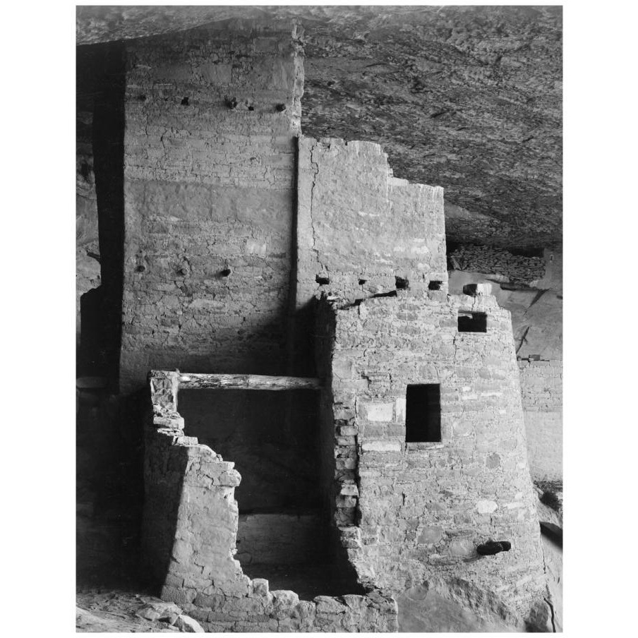 Close-up, Cliff Palace, Mesa Verde National Park, Colorado, 1941-Paper Art-14&quotx18"
