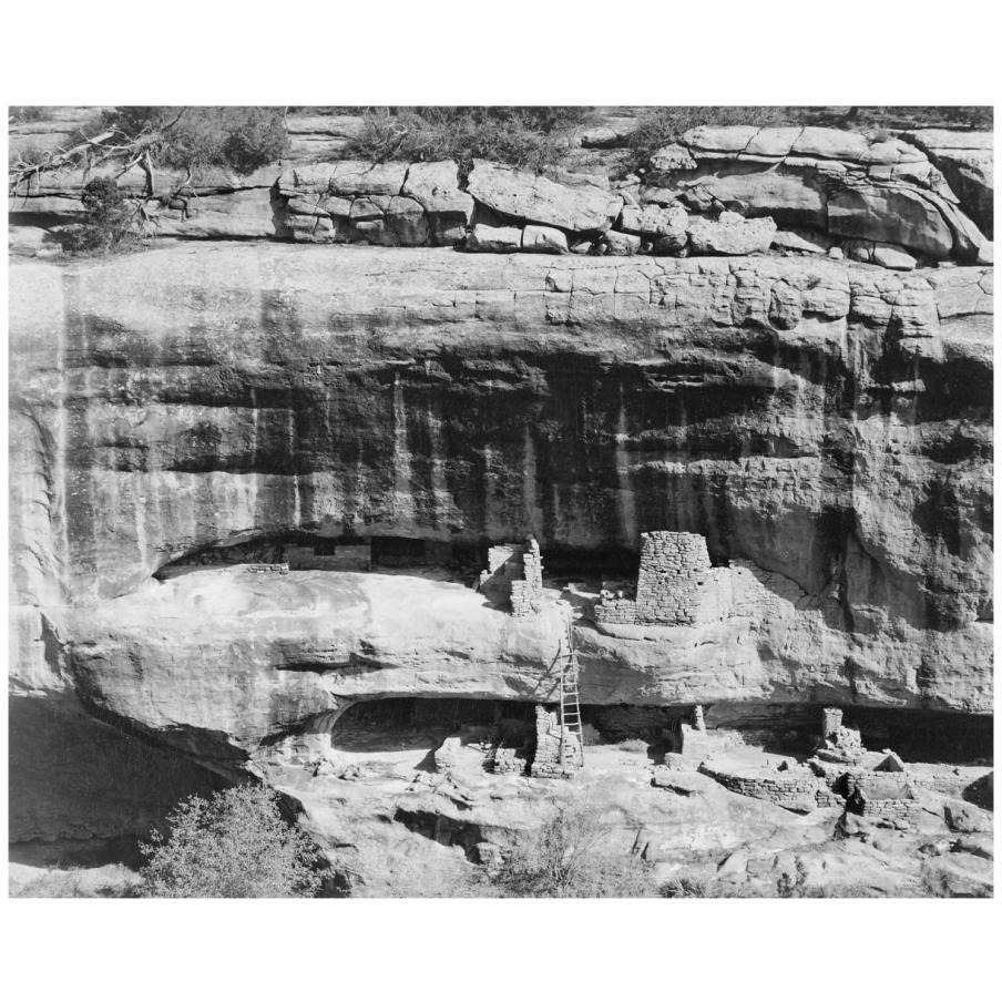 Cliff dwellings, Mesa Verde National Park, Colorado, 1941-Paper Art-18&quotx15"
