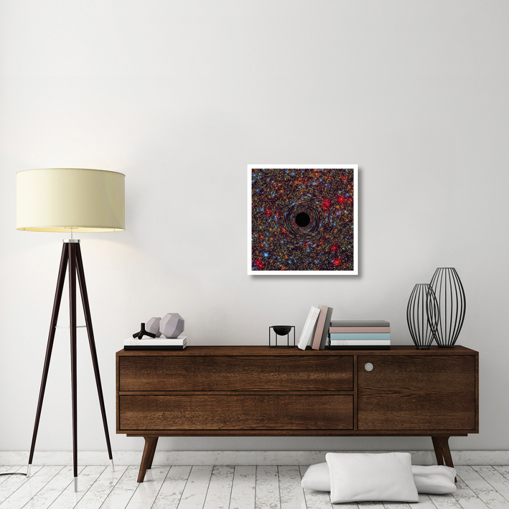 Black Hole in NGC 1600-Paper Art-26&quotx26"