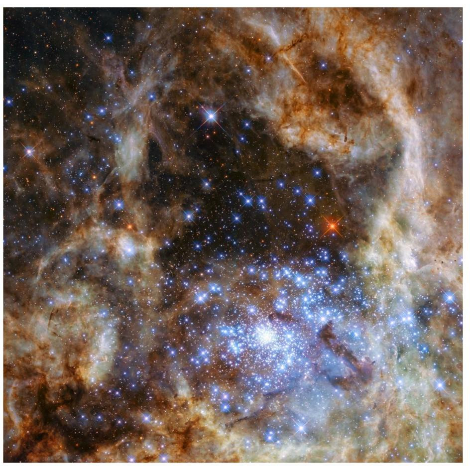 Star Cluster R136-Paper Art-26&quotx26"