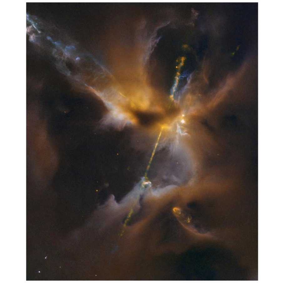 Herbig - Haro Jet HH 24-Paper Art-15&quotx18"