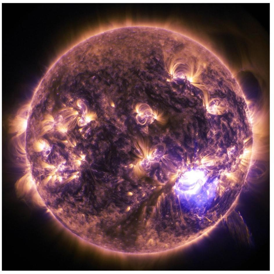 Solar Dynamics Observatory - December 19, 2014-Paper Art-26&quotx26"