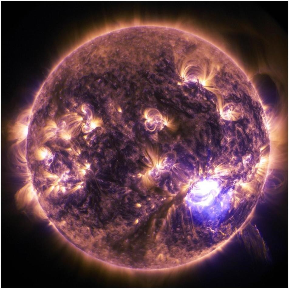 Solar Dynamics Observatory - December 19, 2014-Paper Art-38&quotx38"