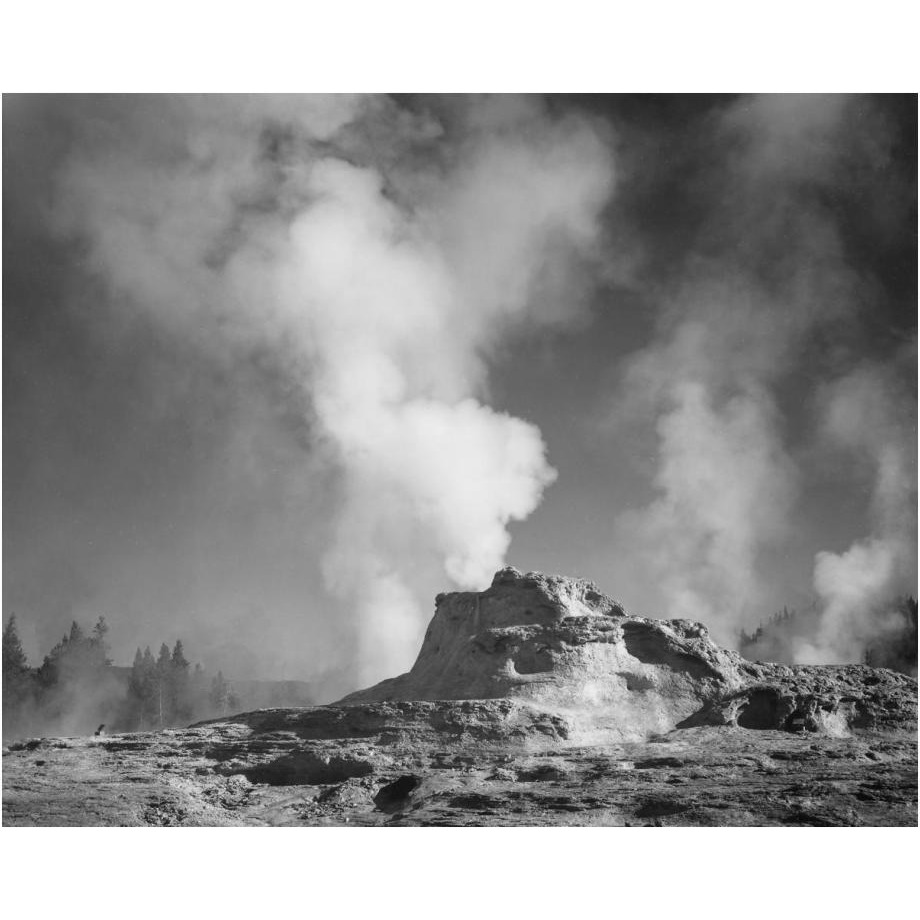 Castle Geyser Cove, Yellowstone National Park, Wyoming, ca. 1941-1942-Paper Art-24&quotx20"