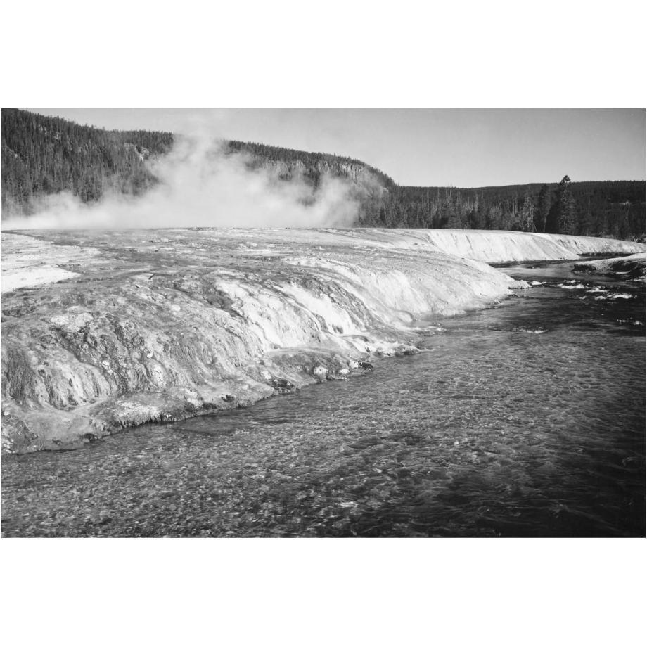 Firehold River, Yellowstone National Park, Wyoming, ca. 1941-1942-Paper Art-24&quotx17"