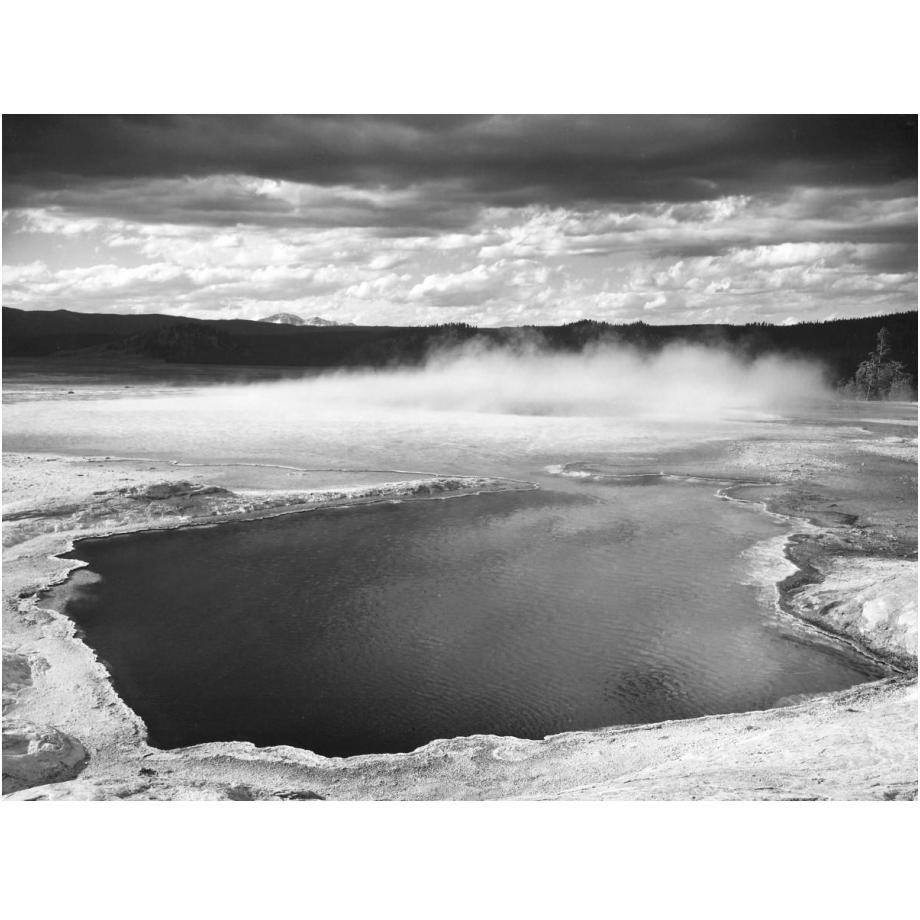 Fountain Geyser Pool, Yellowstone National Park, Wyoming, ca. 1941-1942-Paper Art-24&quotx19"