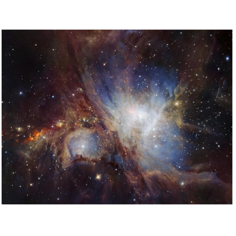 Deep infrared view of the Orion Nebula from HAWK-I-Paper Art-26&quotx20"