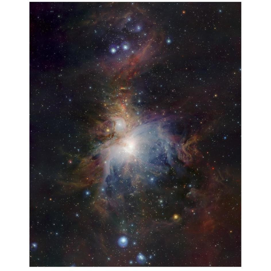 VISTA's infrared view of the Orion Nebula-Paper Art-22&quotx26"