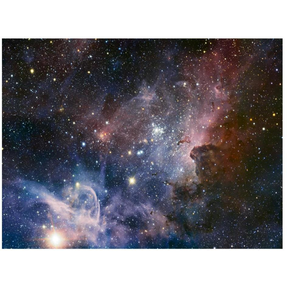Carina Nebula Infrared from HAWK-I-Paper Art-26&quotx20"