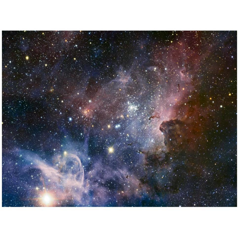 Carina Nebula Infrared from HAWK-I-Paper Art-42&quotx32"