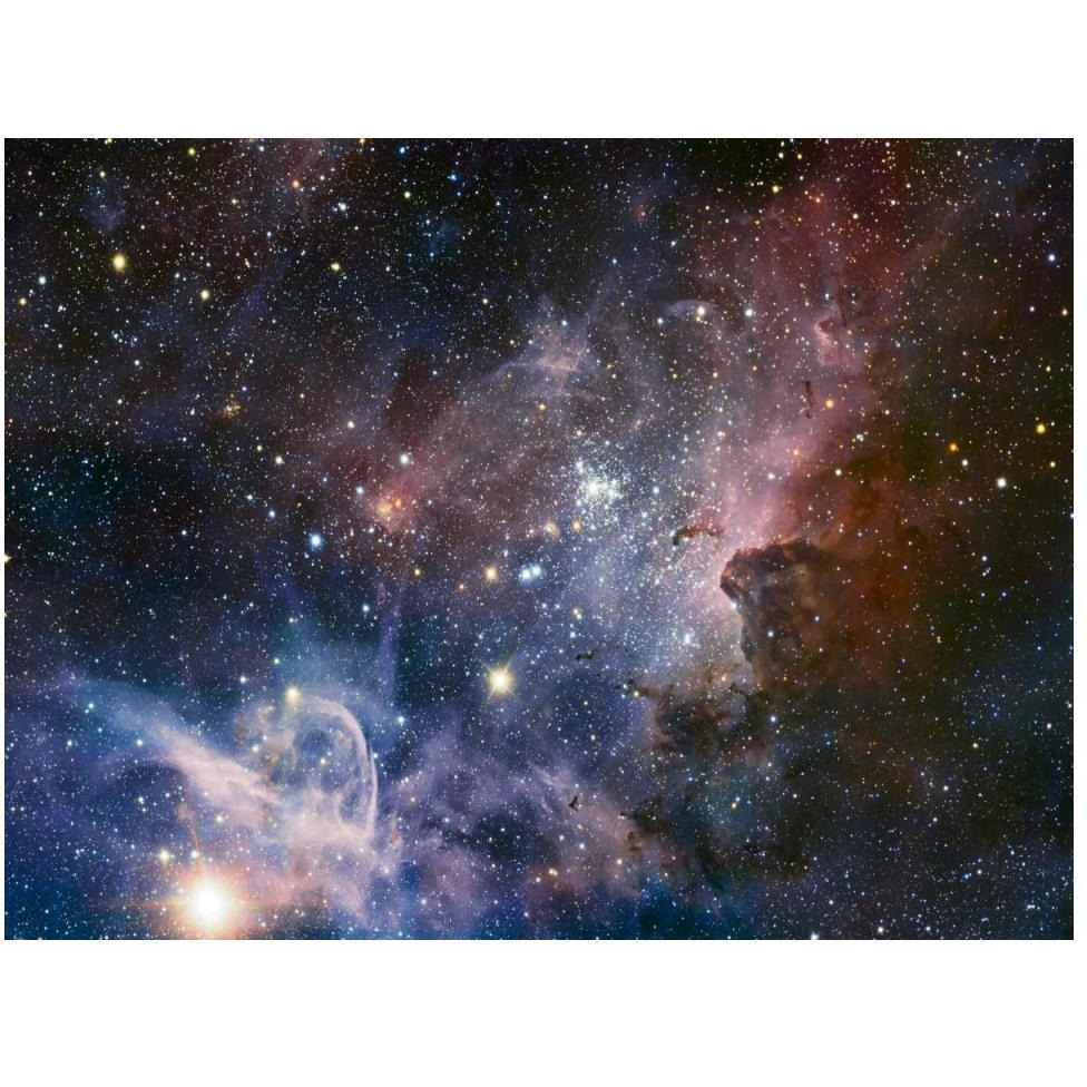Carina Nebula Infrared from HAWK-I-Paper Art-50&quotx38"