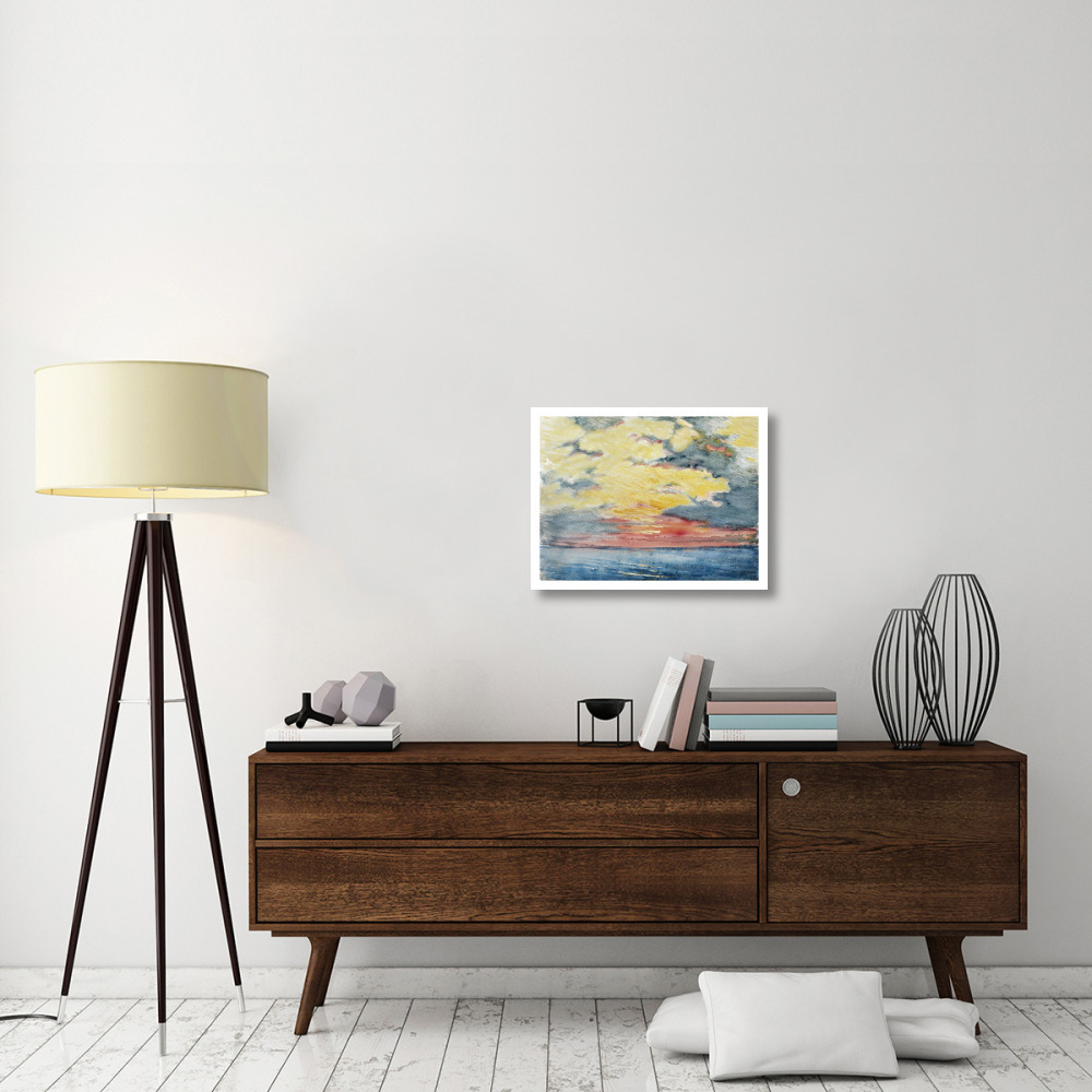 Sunset, Acapulco-Paper Art-26&quotx20"