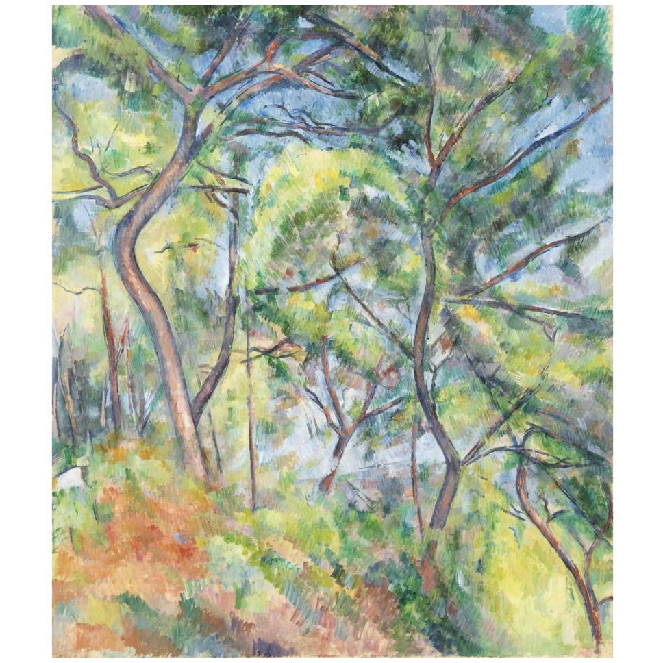 Sous-Bois-Paper Art-36&quotx42"