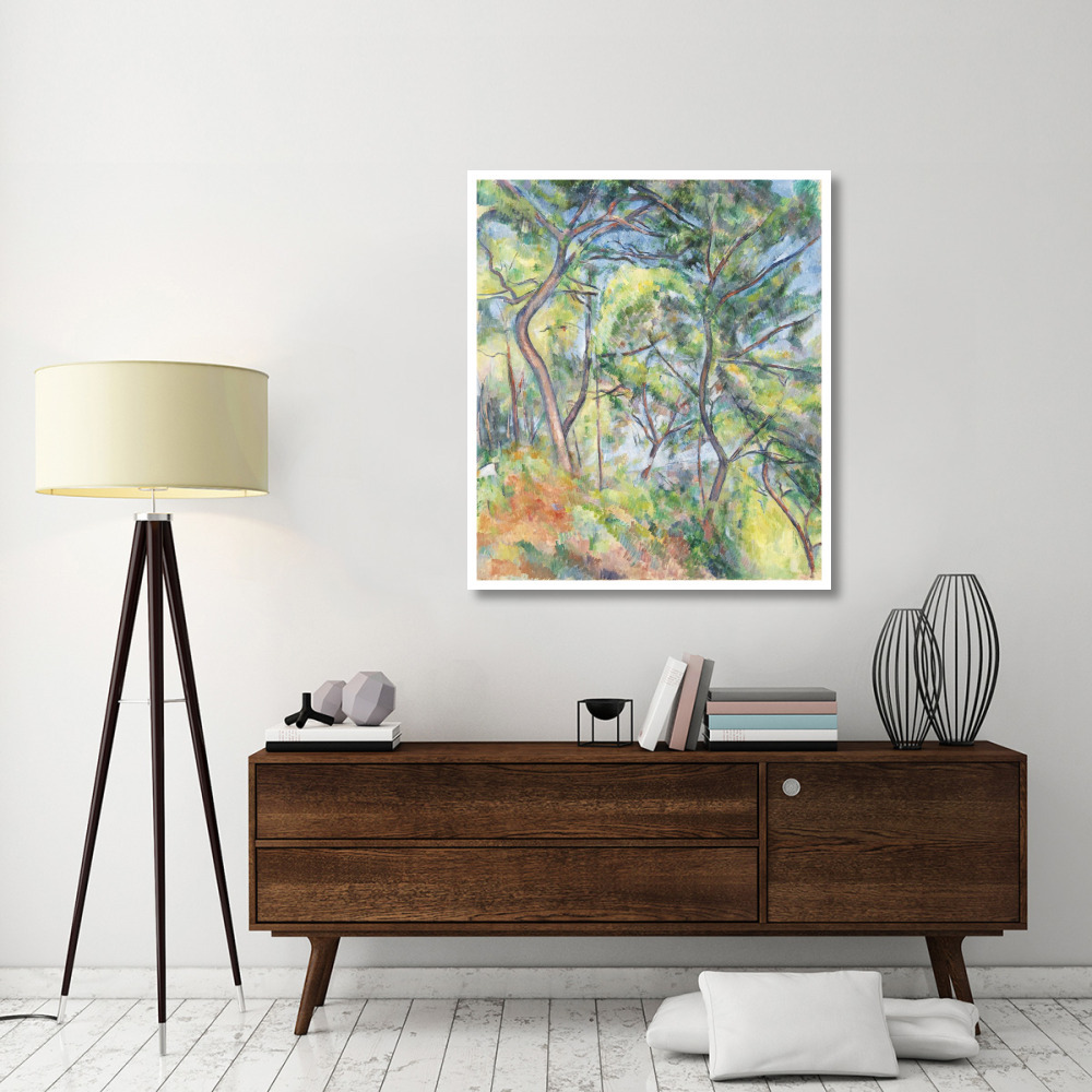 Sous-Bois-Paper Art-40&quotx46"