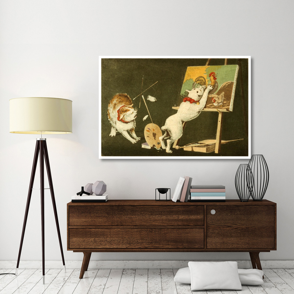 Canvas and Cats-Paper Art-62&quotx42"