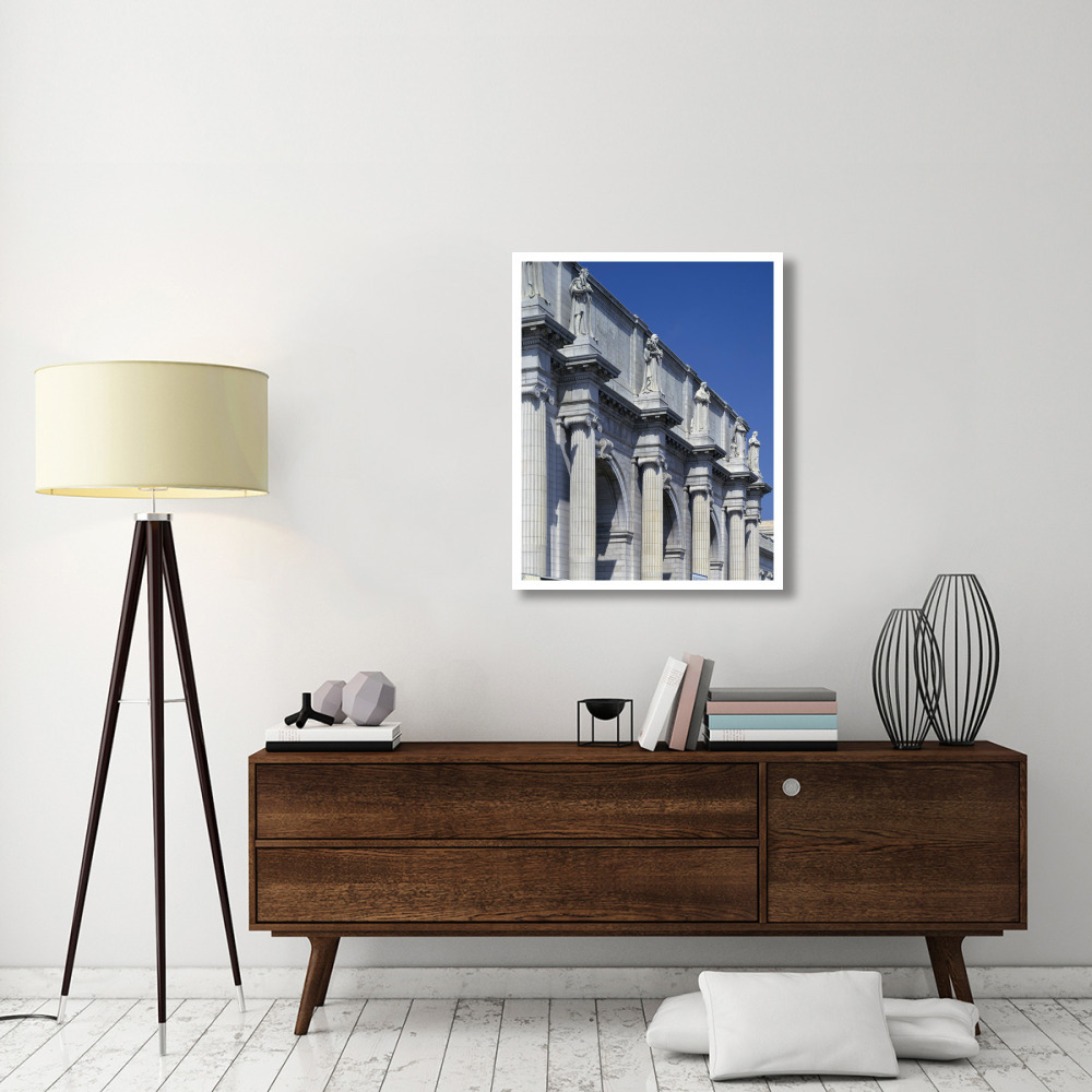 Union Station facade and sentinels, Washington, D.C.-Paper Art-30&quotx37"