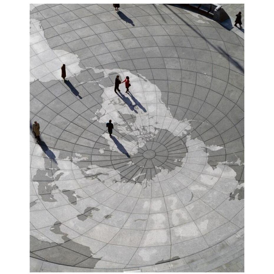 U.S. Navy Memorial, Washington, D. C.-Paper Art-18&quotx22"
