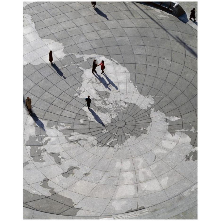 U.S. Navy Memorial, Washington, D. C.-Paper Art-22&quotx26"