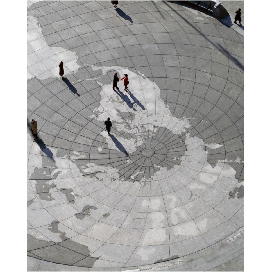 U.S. Navy Memorial, Washington, D. C.-Paper Art-24&quotx30"