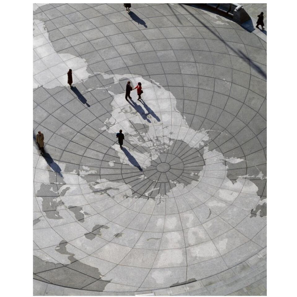U.S. Navy Memorial, Washington, D. C.-Paper Art-30&quotx37"