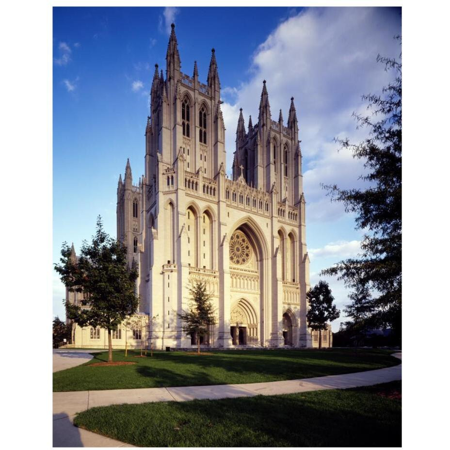 National Cathedral, Washington, D.C.-Paper Art-18&quotx22"