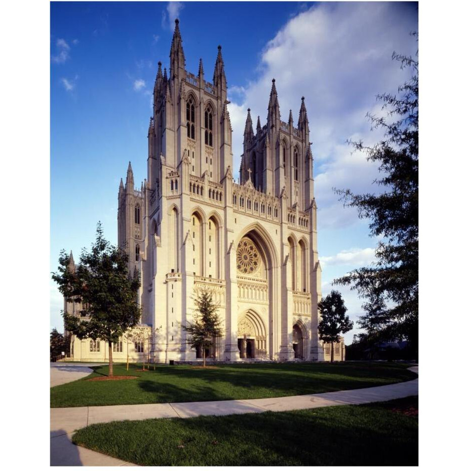 National Cathedral, Washington, D.C.-Paper Art-24&quotx30"