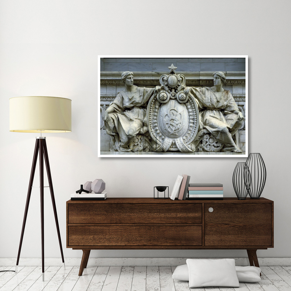 Architectural detail in Washington, D.C.-Paper Art-62&quotx42"