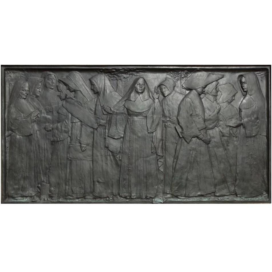 The Nuns of the Battlefield Monument, M St., NW, Washington, D.C.-Paper Art-38&quotx20"