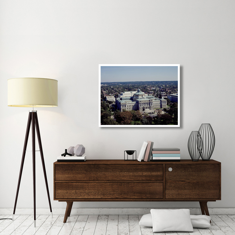 View of the Library of Congress Thomas Jefferson Building from the U.S. Capitol dome, Washington, D.C.-Paper Art-42&quotx32"