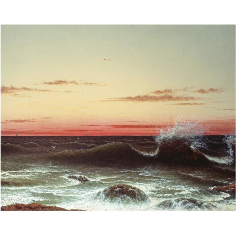 Sunset - Custom Crop-Paper Art-30&quotx24"
