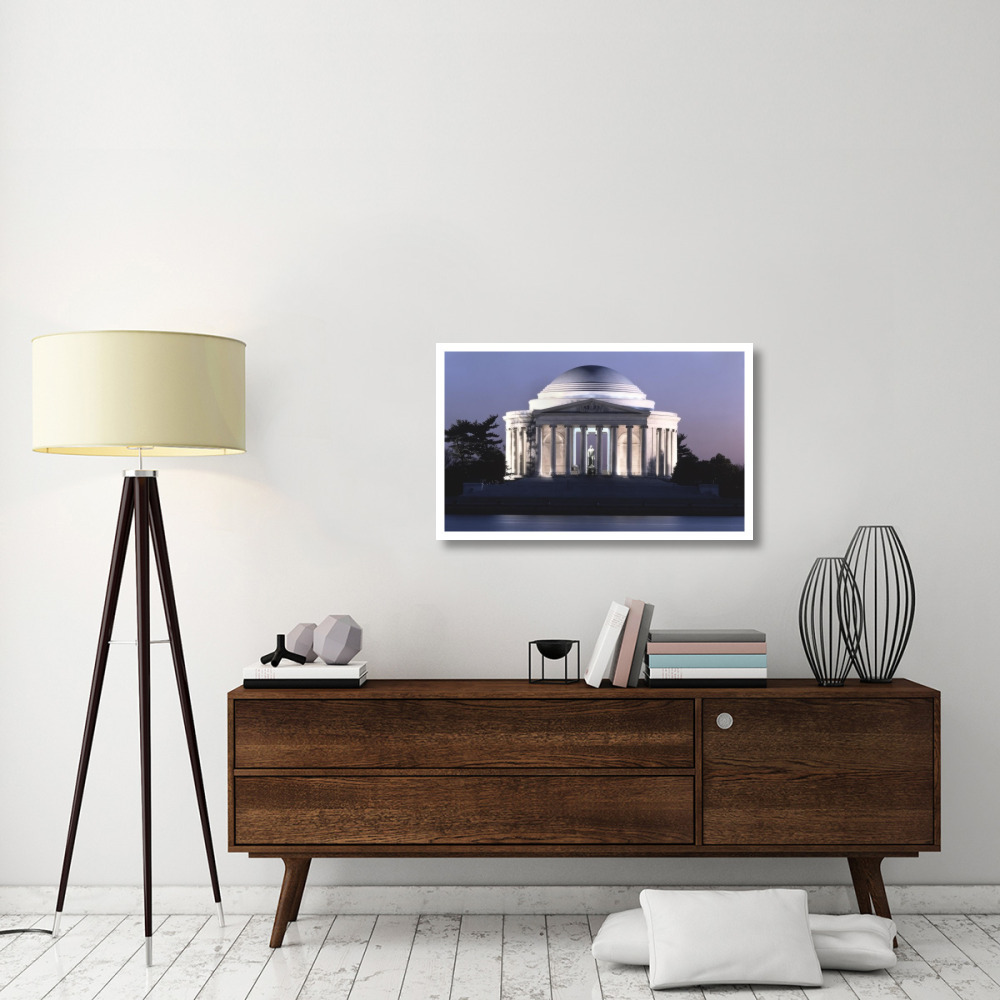 Jefferson Memorial, Washington, D.C. - Vintage Style Photo Tint Variant-Paper Art-38&quotx24"