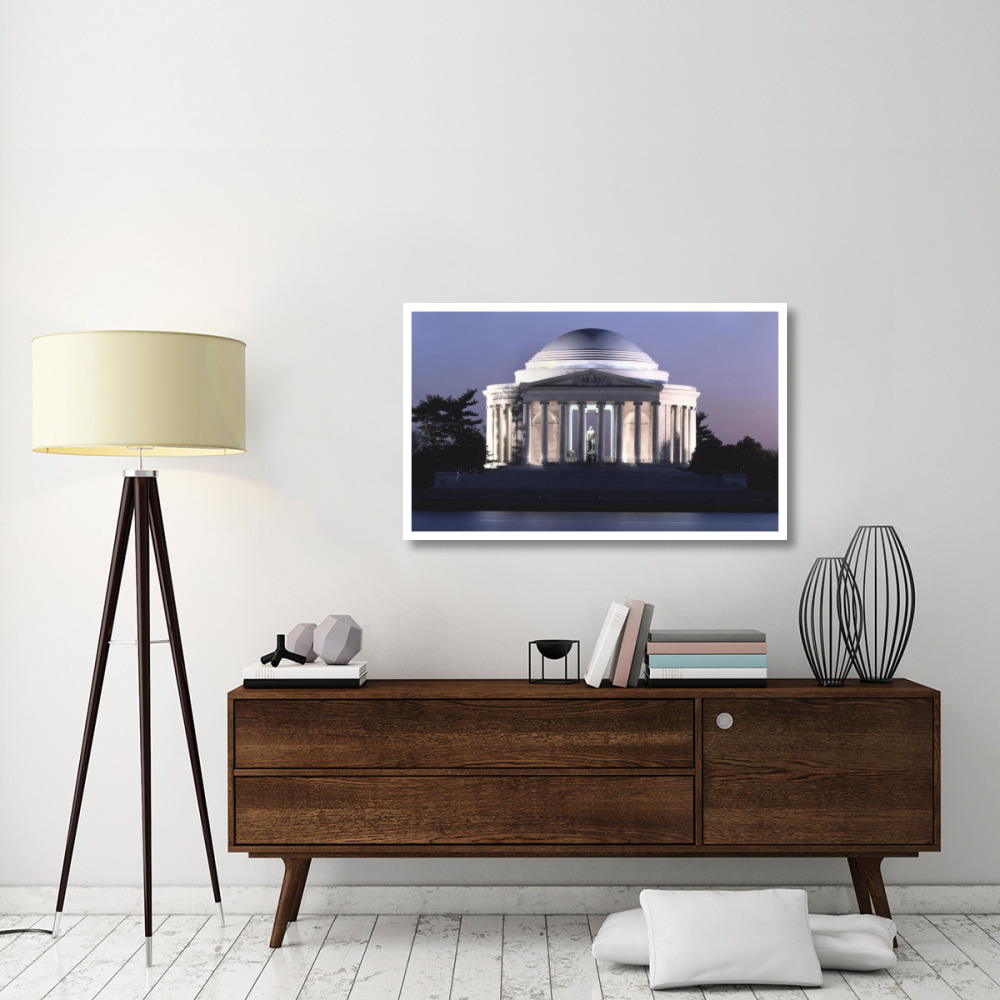 Jefferson Memorial, Washington, D.C. - Vintage Style Photo Tint Variant-Paper Art-46&quotx28"