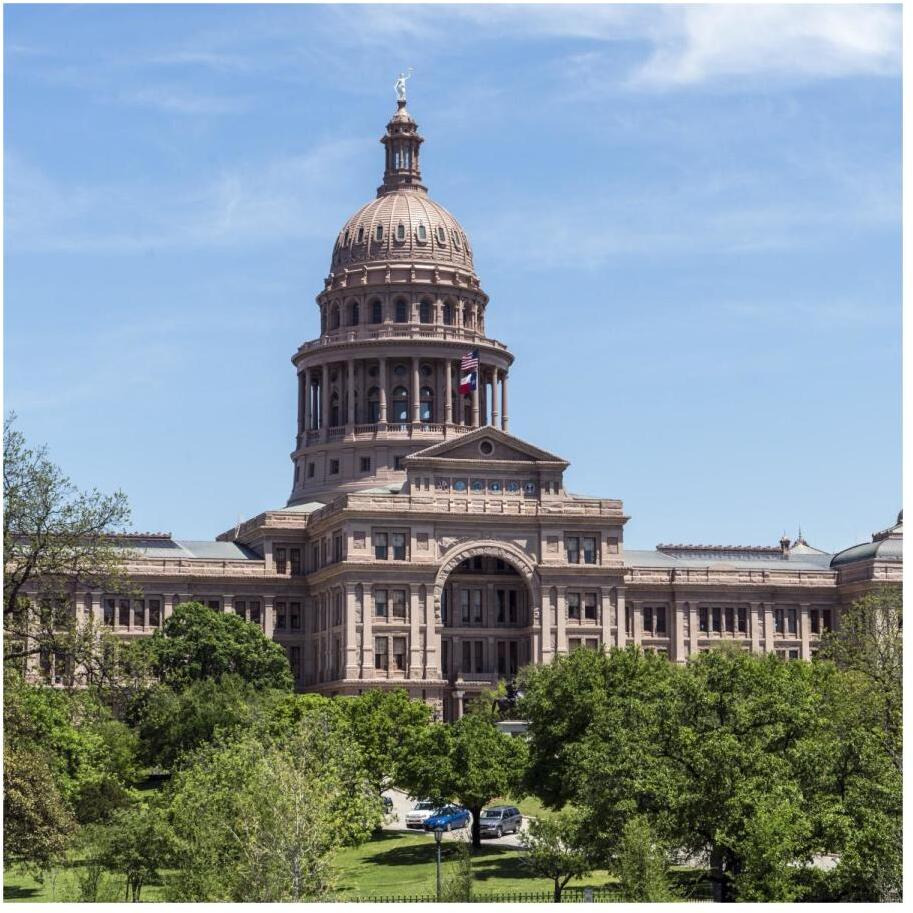 The Texas Capitol, Austin, Texas, 2014-Paper Art-20&quotx20"