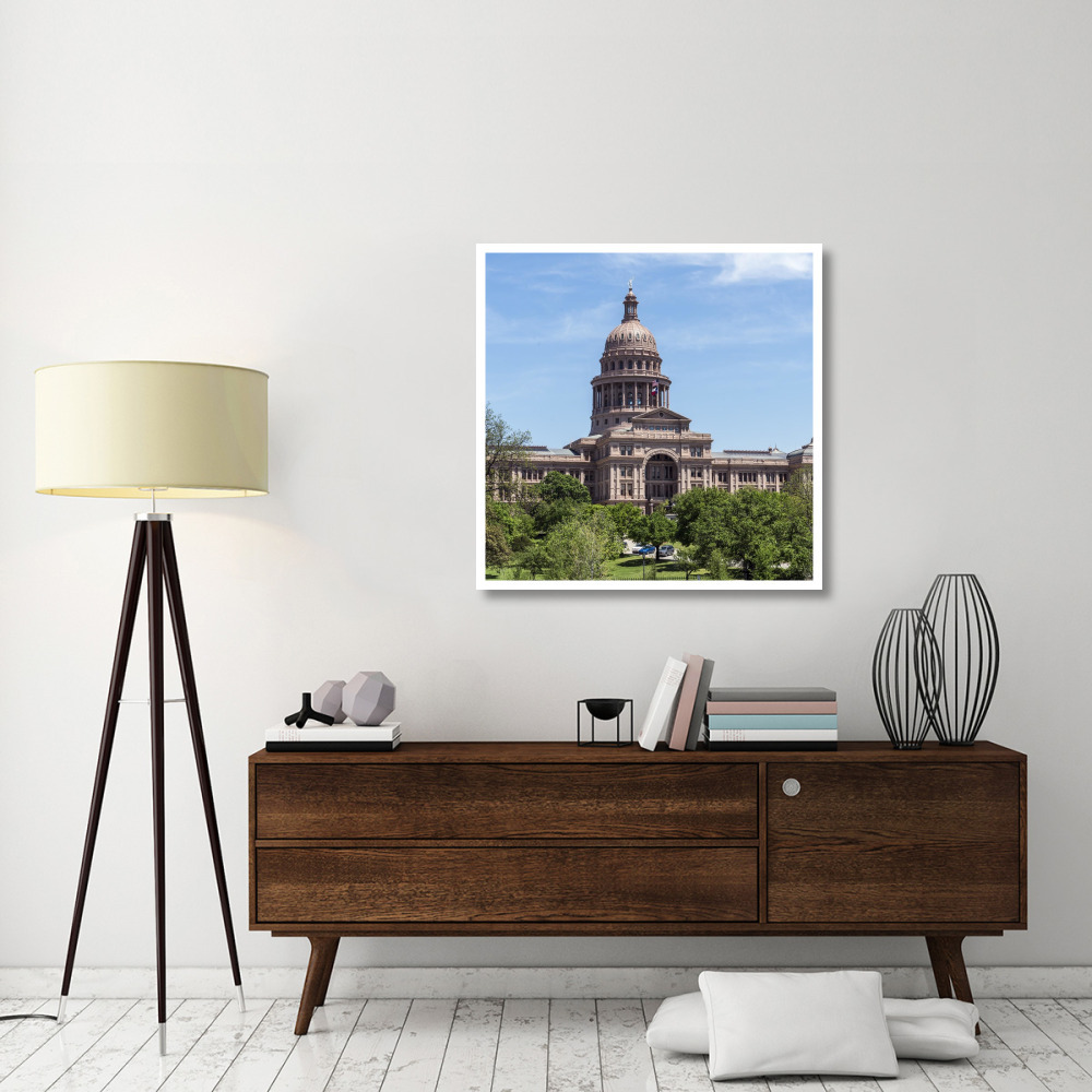The Texas Capitol, Austin, Texas, 2014-Paper Art-38&quotx38"