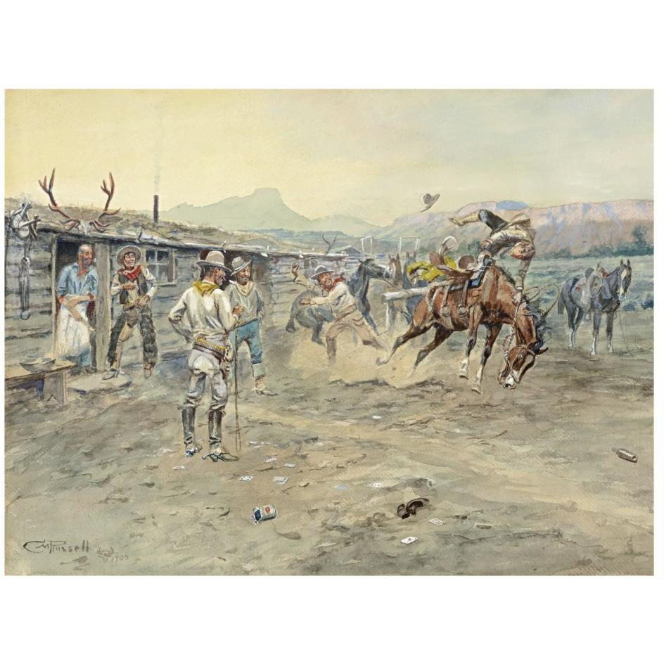 The Tenderfoot, 1900-Paper Art-26&quotx20"