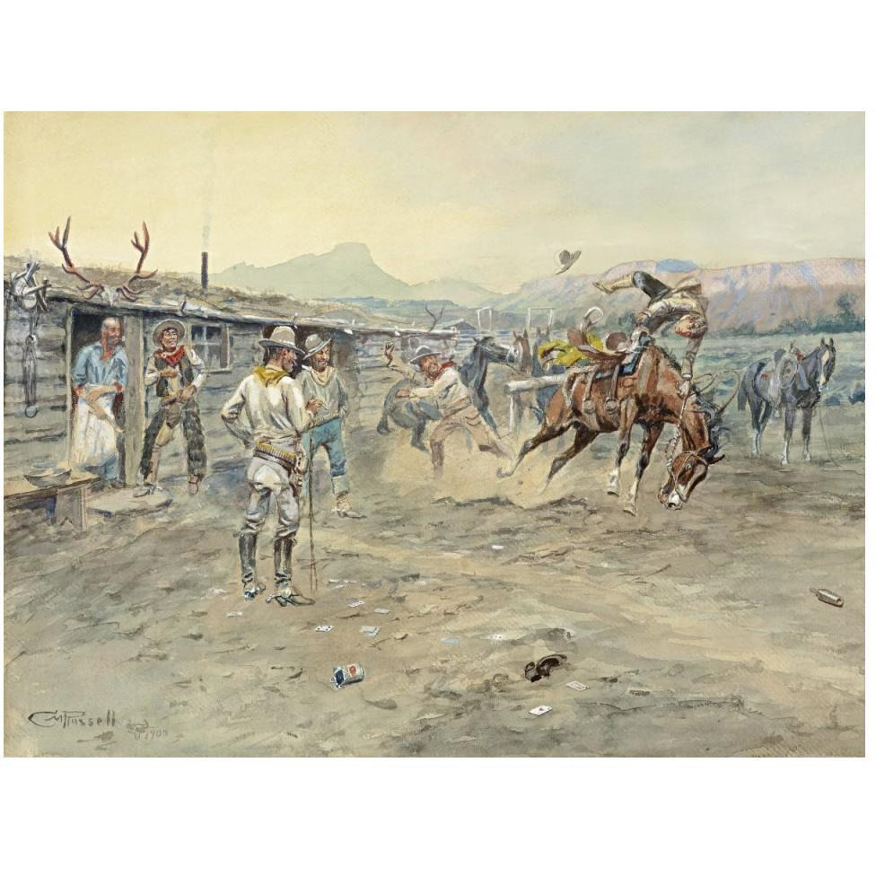 The Tenderfoot, 1900-Paper Art-50&quotx38"