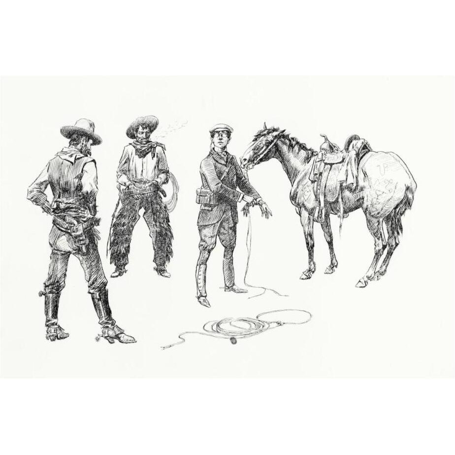 The Initiation of the Tenderfoot, 1899-Paper Art-26&quotx18"