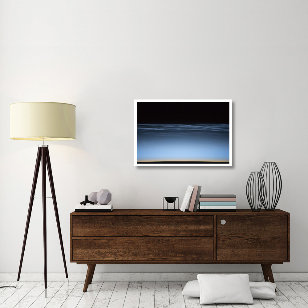 Noctilucent Clouds Over Earth-Paper Art-38&quotx26"