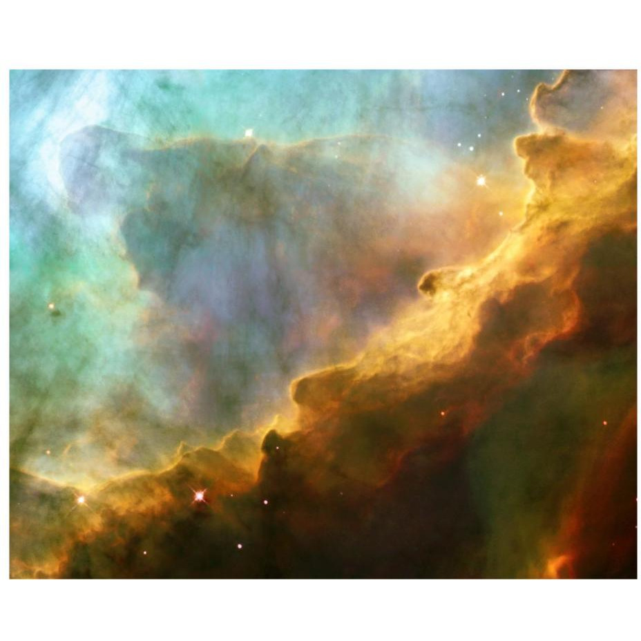 Omega Nebula (M17)-Paper Art-22&quotx18"
