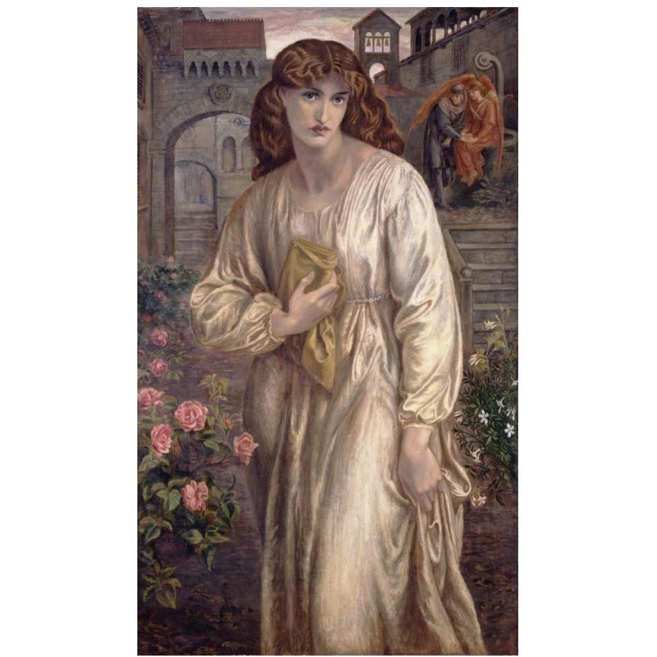 Salutation of Beatrice, 1882-Paper Art-15&quotx24"