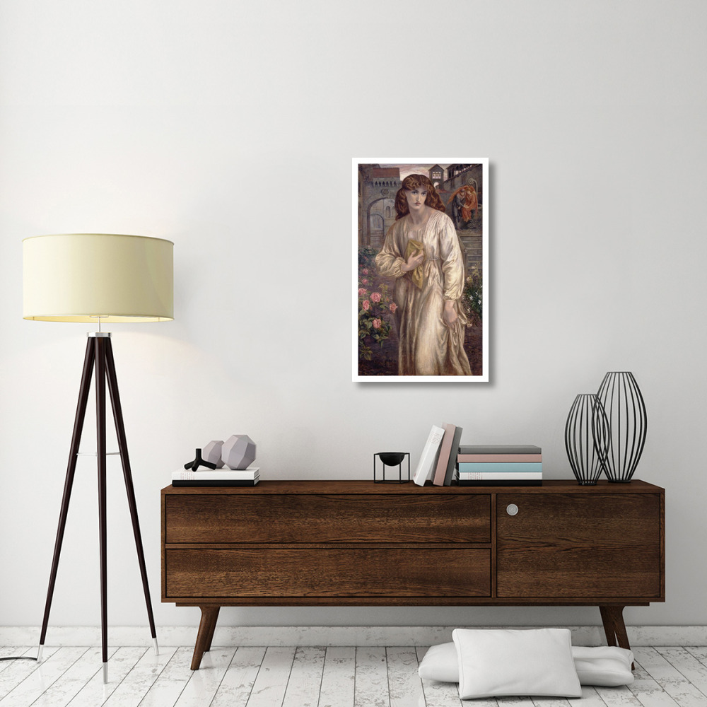 Salutation of Beatrice, 1882-Paper Art-23&quotx38"