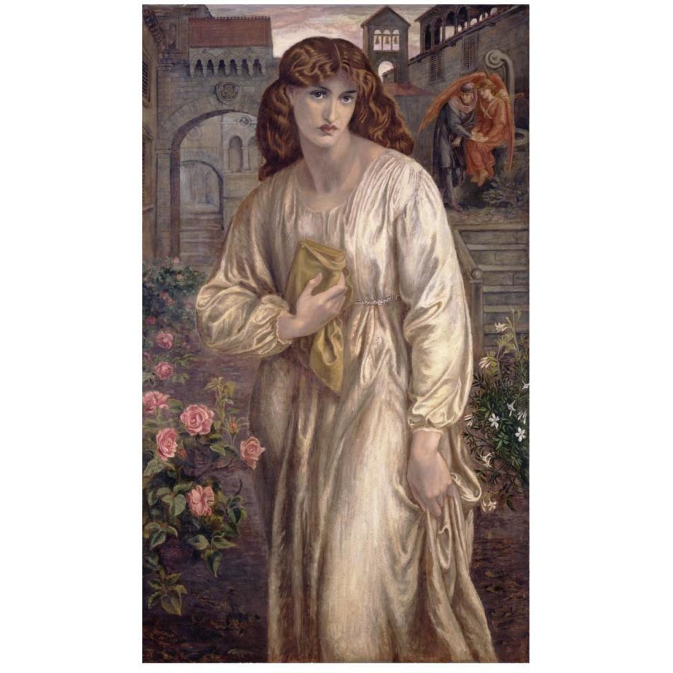 Salutation of Beatrice, 1882-Paper Art-28&quotx46"