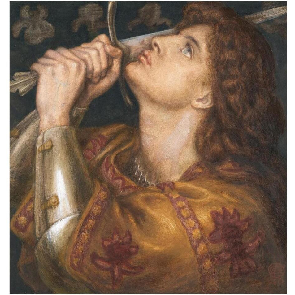 Joan of Arc, 1864-Paper Art-36&quotx38"