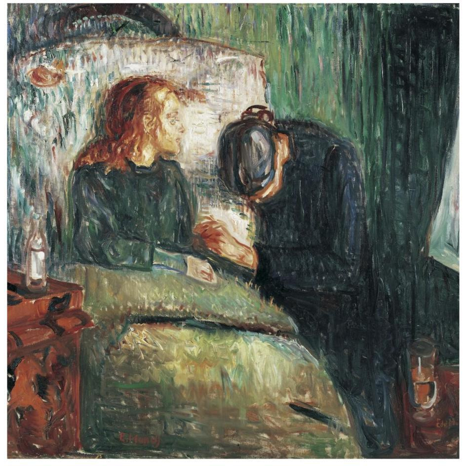 The Sick Child, 1907-Paper Art-26&quotx26"