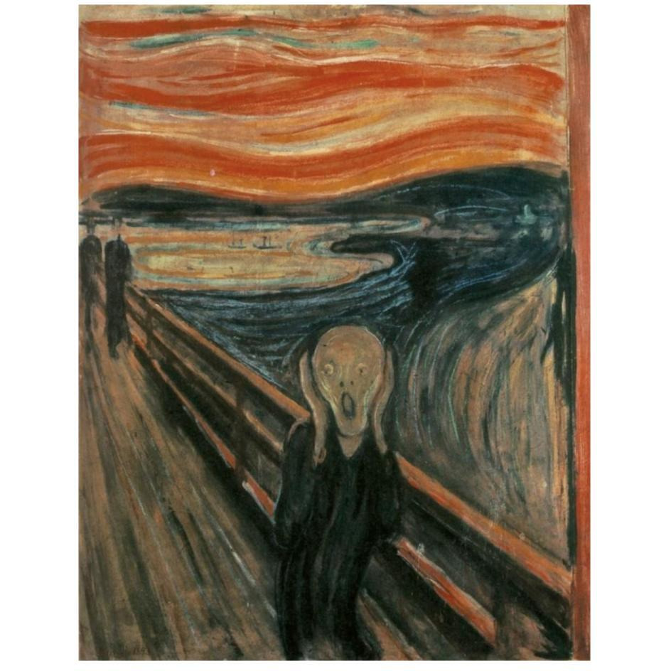 The Scream, 1893-Paper Art-20&quotx26"