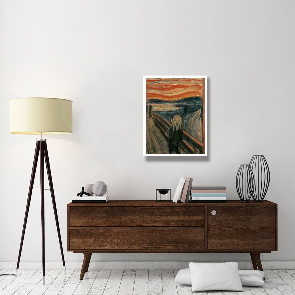 The Scream, 1893-Paper Art-26&quotx34"