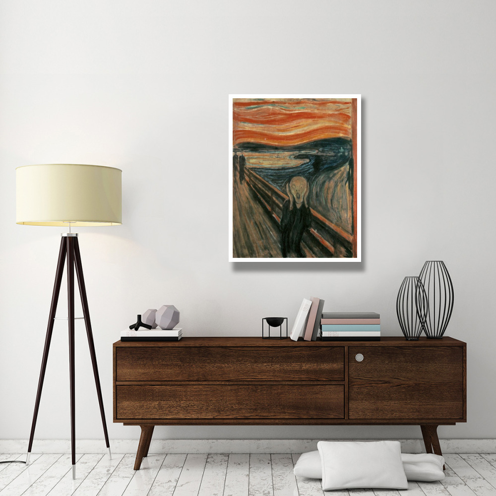 The Scream, 1893-Paper Art-32&quotx42"