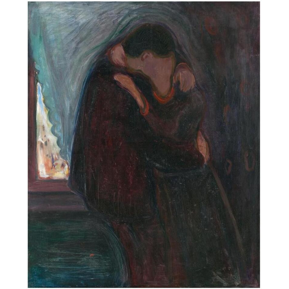 The Kiss, 1897-Paper Art-30&quotx37"